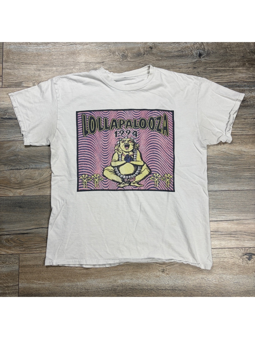 Lollapalooza 1994 white T-shirt modern reprint